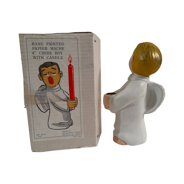 Sterling Novelty Angel Choir Boy Candle Holder