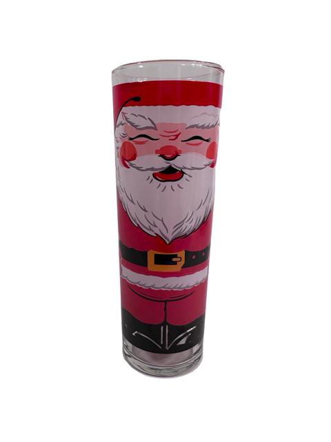Georges Briard Signed Vintage Santa Tall Collins Glasses (Single)
